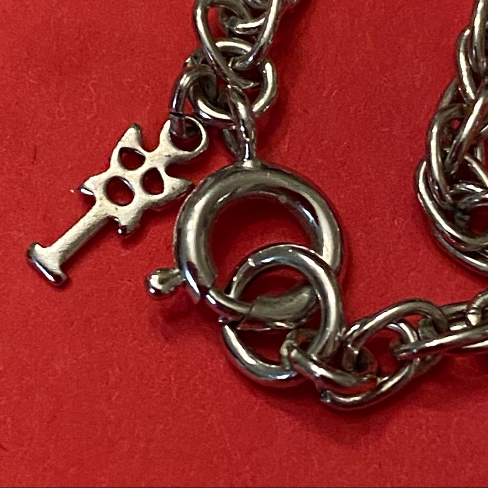 Vintage Crown Trifari Modernist Pendant Necklace - Picture 7 of 10